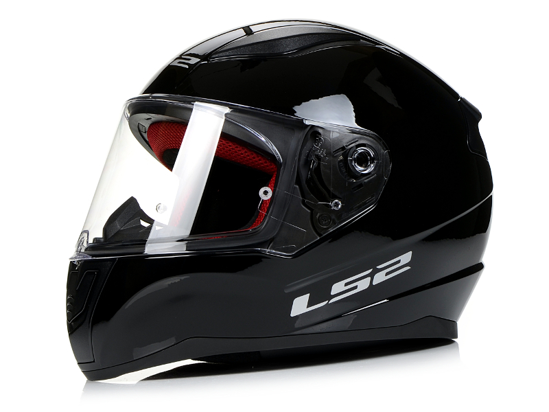 Шлем детский (интеграл) LS2 FF353 (M) Rapid KID MINI Single Mono Gloss Black