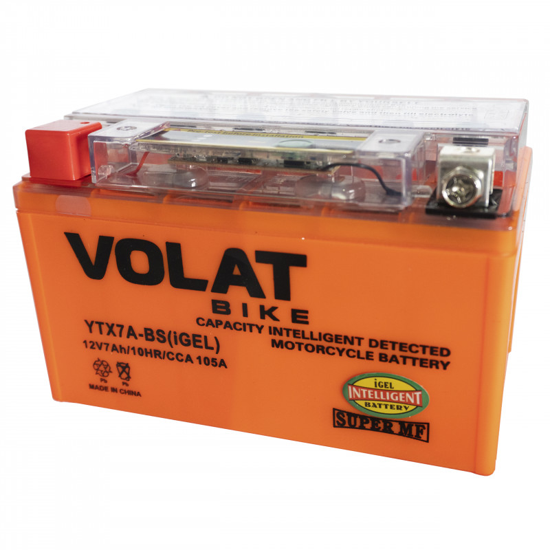 АКБ VOLAT iGel YTX7A-BS (150x87x94) ( СТ1207 )