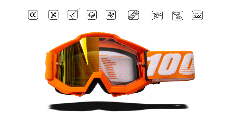 Очки 100% (реплика) orange frame