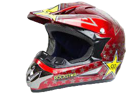 Шлем детский (кроссовый) Rockstar YS (красный)