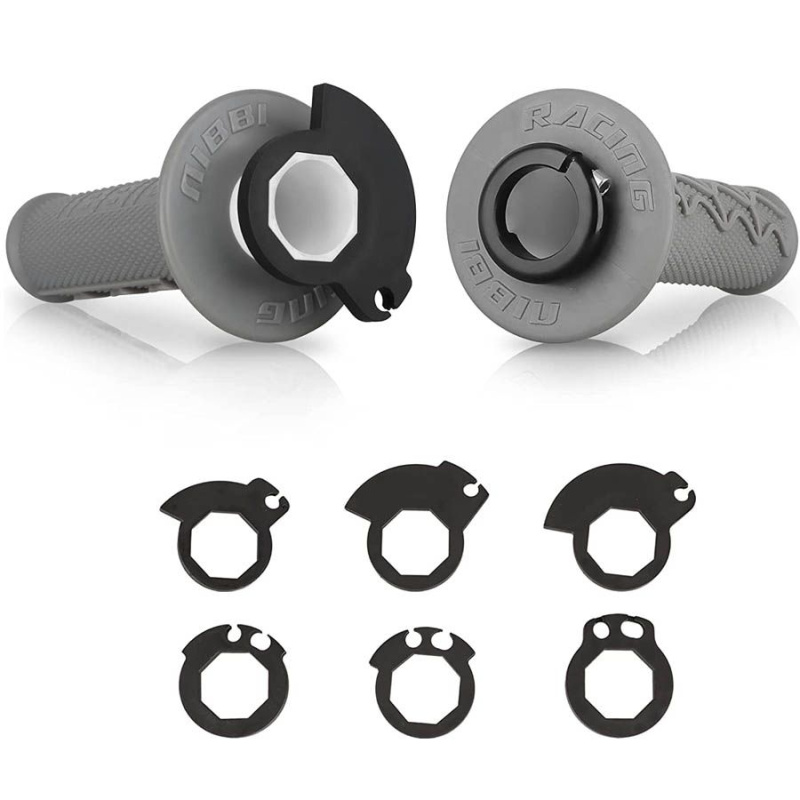 Грипсы Nibbi lock-on серый