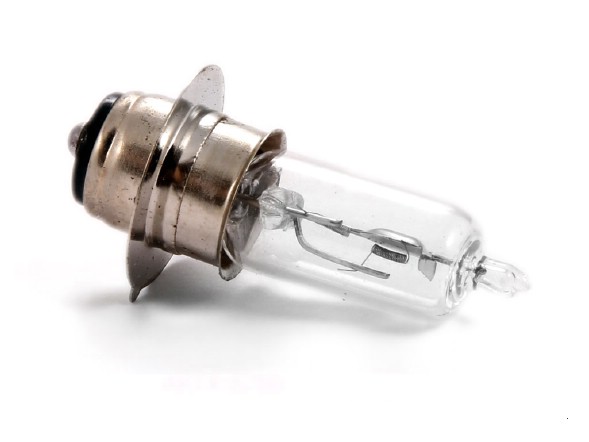 Лампа фары галоген  P15D-25-1 12V 35/35W прозрачная