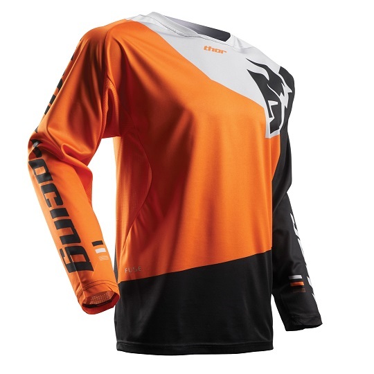Джерси THOR 152 (XXL) Orange/Black