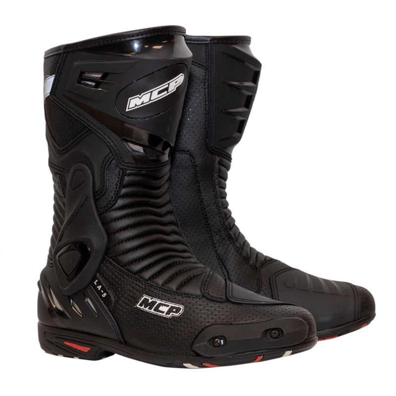 Мотоботы MCP Orlando Perforated (черн-бел, 43р-р)
