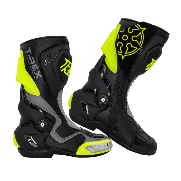 Мотоботы RYO Racing T-Rex (42) желтый\черный