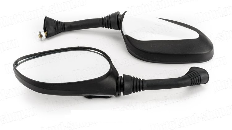 Зеркало ZX-6001(вставка красн/син/бел/жел) d8 mm