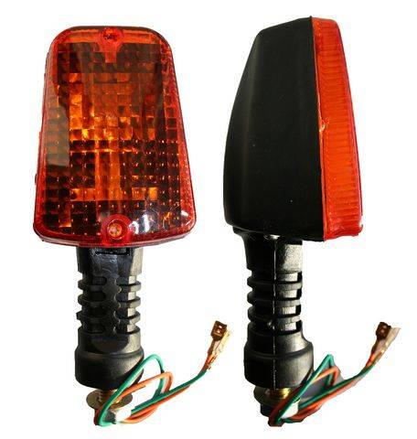 Поворот №20 оранжевое стекло, черный