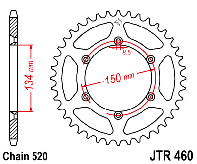 Звезда ведомая JTR 460.49