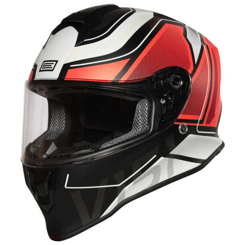 Шлем детский (интеграл) ORIGINE DINAMO FIGHTER (YL) Hi-Vis красный/черный матовый