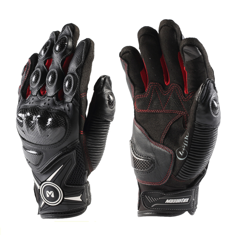 Перчатки Masontex M012 (L) черный/красный