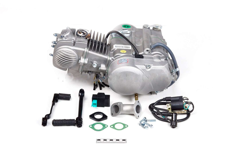 Двигатель в сборе 156FMJ YX140сс (механика,4ск.без стартера)