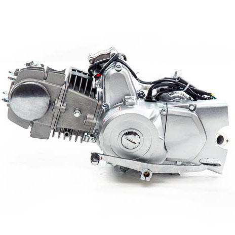 Двигатель в сборе 152FMI 125сс (полуавтомат,1ск+реверс, стартер верхний)