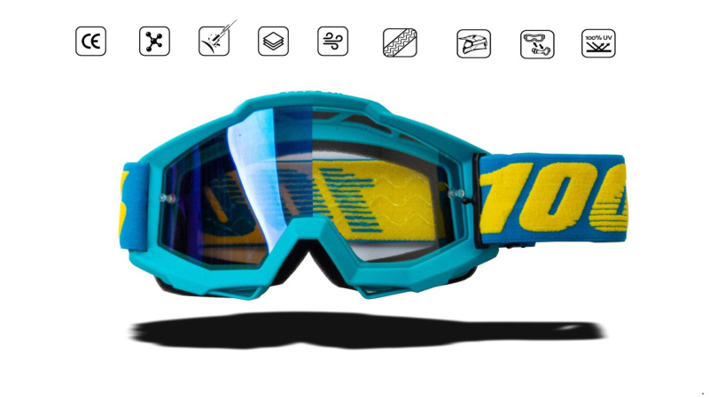 Очки 100% (реплика) light blue frame