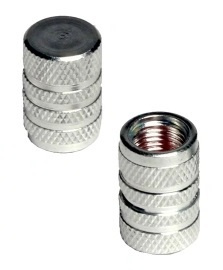 Колпачки на нипель (2 шт) хром Keiti