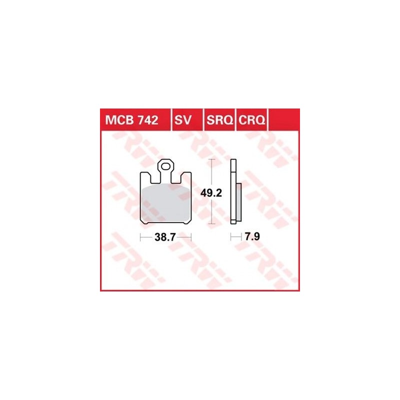 Колодки диск.торм.MCB742SV перед. Suzuki GSX 1000 R
