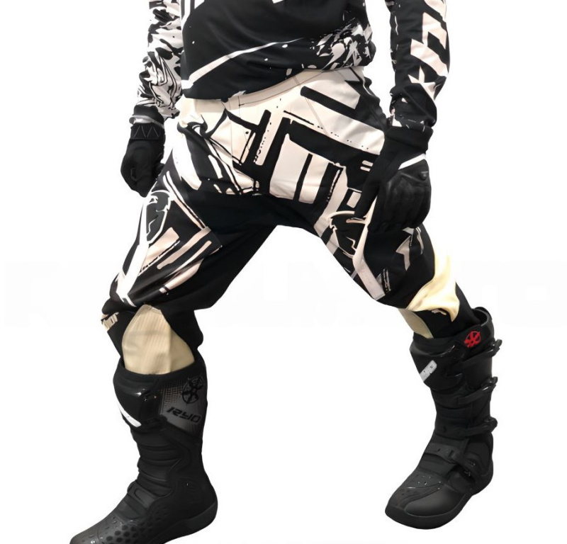 Брюки для мотокросса THOR (30M) Phase Spiral черный/белый