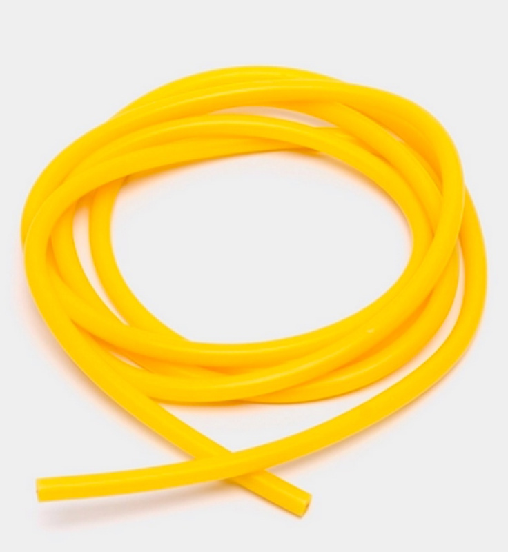 Провод высоковольтный силикон (желтый) 450мм