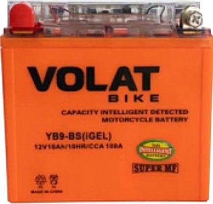 АКБ VOLAT iGel YB9-BS (137х77х135) ( СТ1210 )