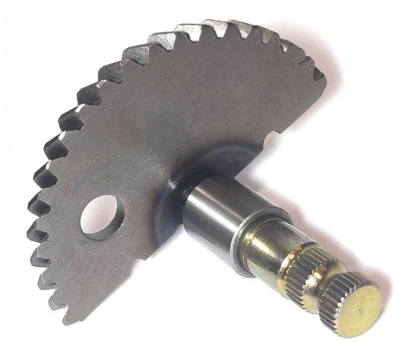 Зубчатый сектор кикстартера 4T 139QMB (L=60мм)