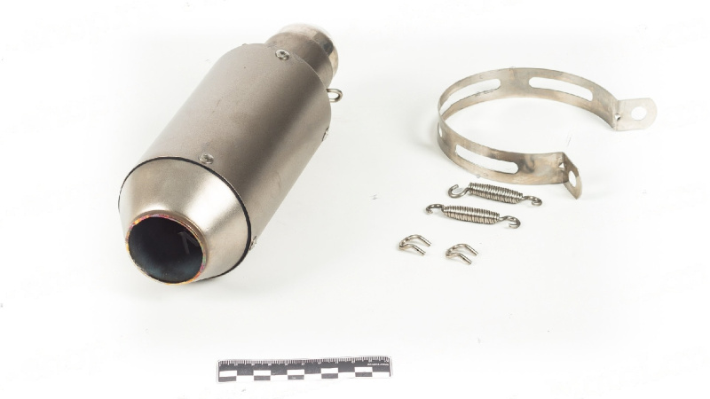 Глушитель AKRAPOVIC круглый титан