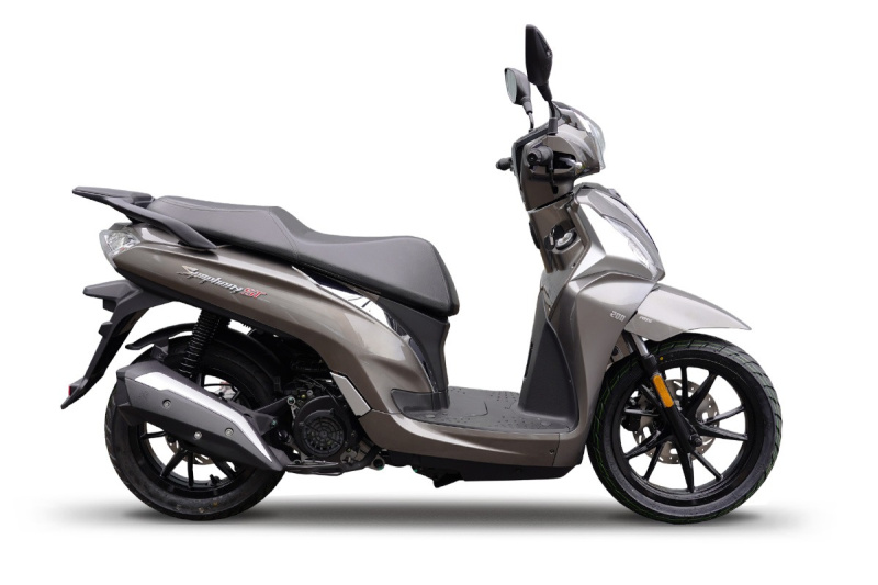 Скутер SYM Symphony ST 200 коричнево-серый