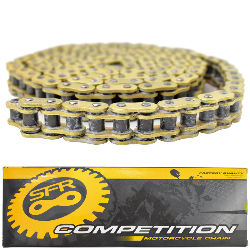 Цепь приводная (428H-132) SFR золотая