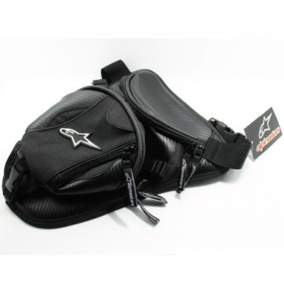 Сумка на бедро Alpinestars черная