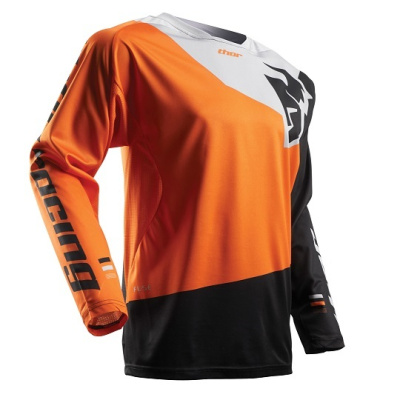 Джерси THOR 152 (XXL) Orange/Black