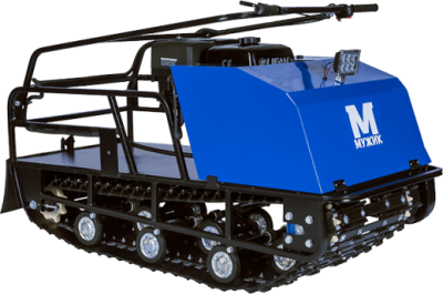 Мотобуксировщик Мужик К-600/1700 17л/с (катковая подвеска